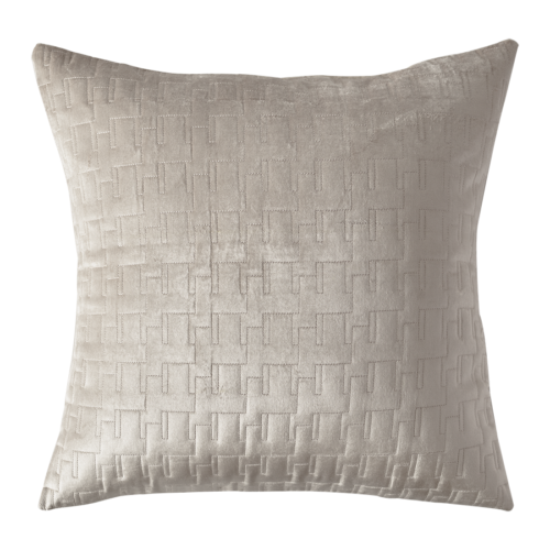Quilted European Pillowcase Oyster