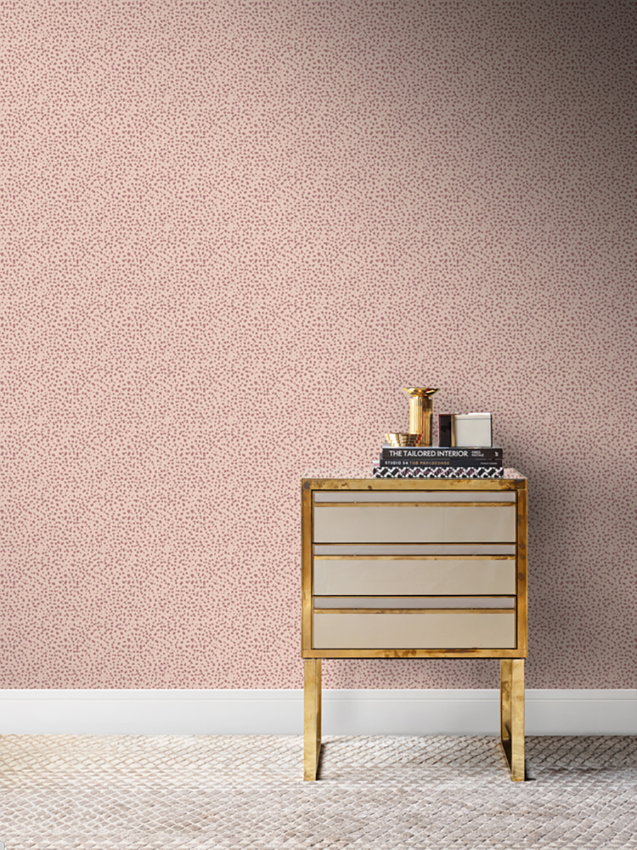 Aquarius Wallpaper Pink Moroccan