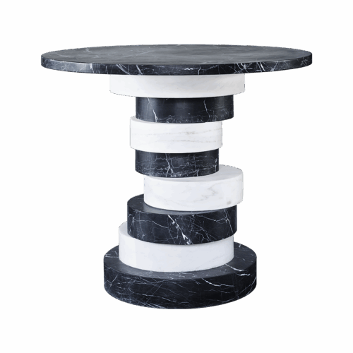 Botta Table Bianco & Nero