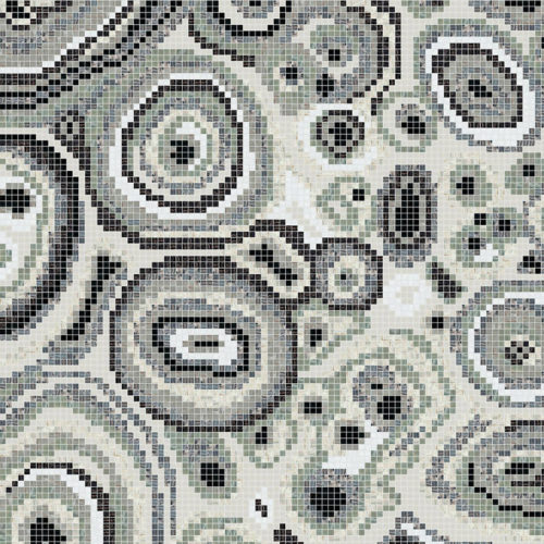 Malachite Mosaic Grey