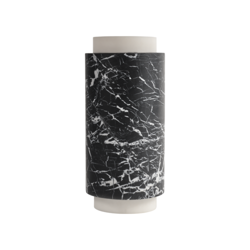 Pillar Vase Bianco & Nero Medium