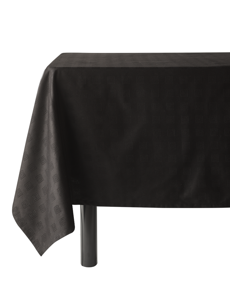 Hellenica Tablecloth Black