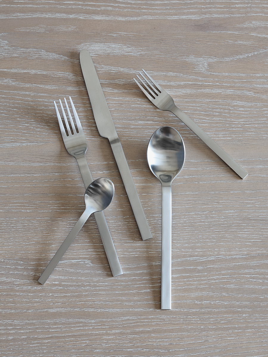 Mies Cutlery Brushed Silver