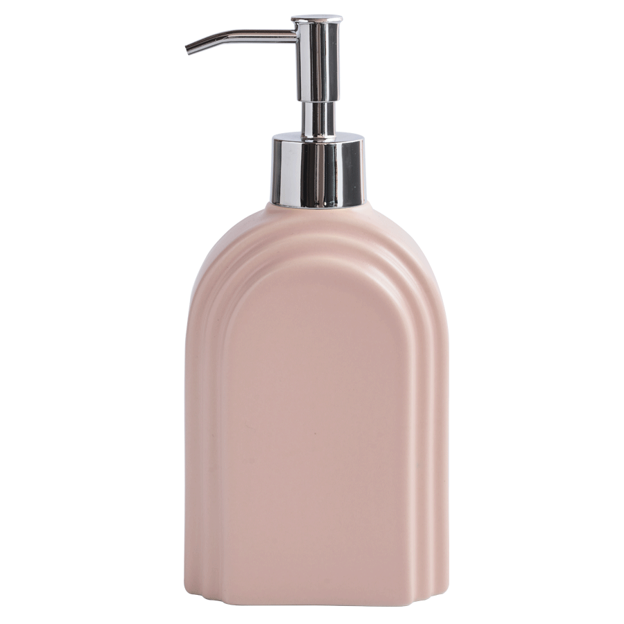 Avalon Soap Pump Blush with Silver Pump