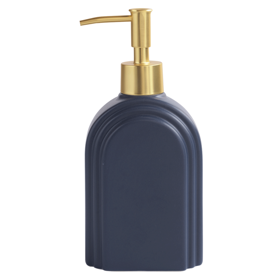 Avalon Soap Pump Navy with Gold Pump