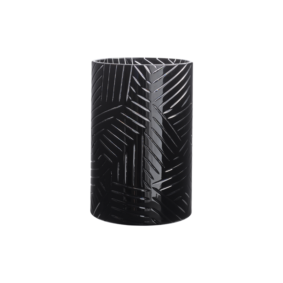 Flash Vase Crystal Black