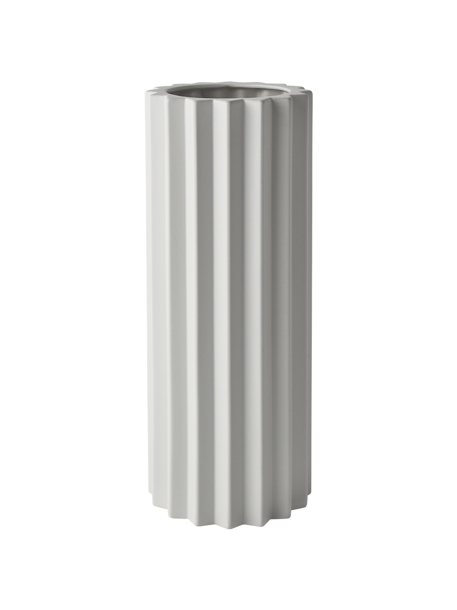 Parallel Lines Vase White