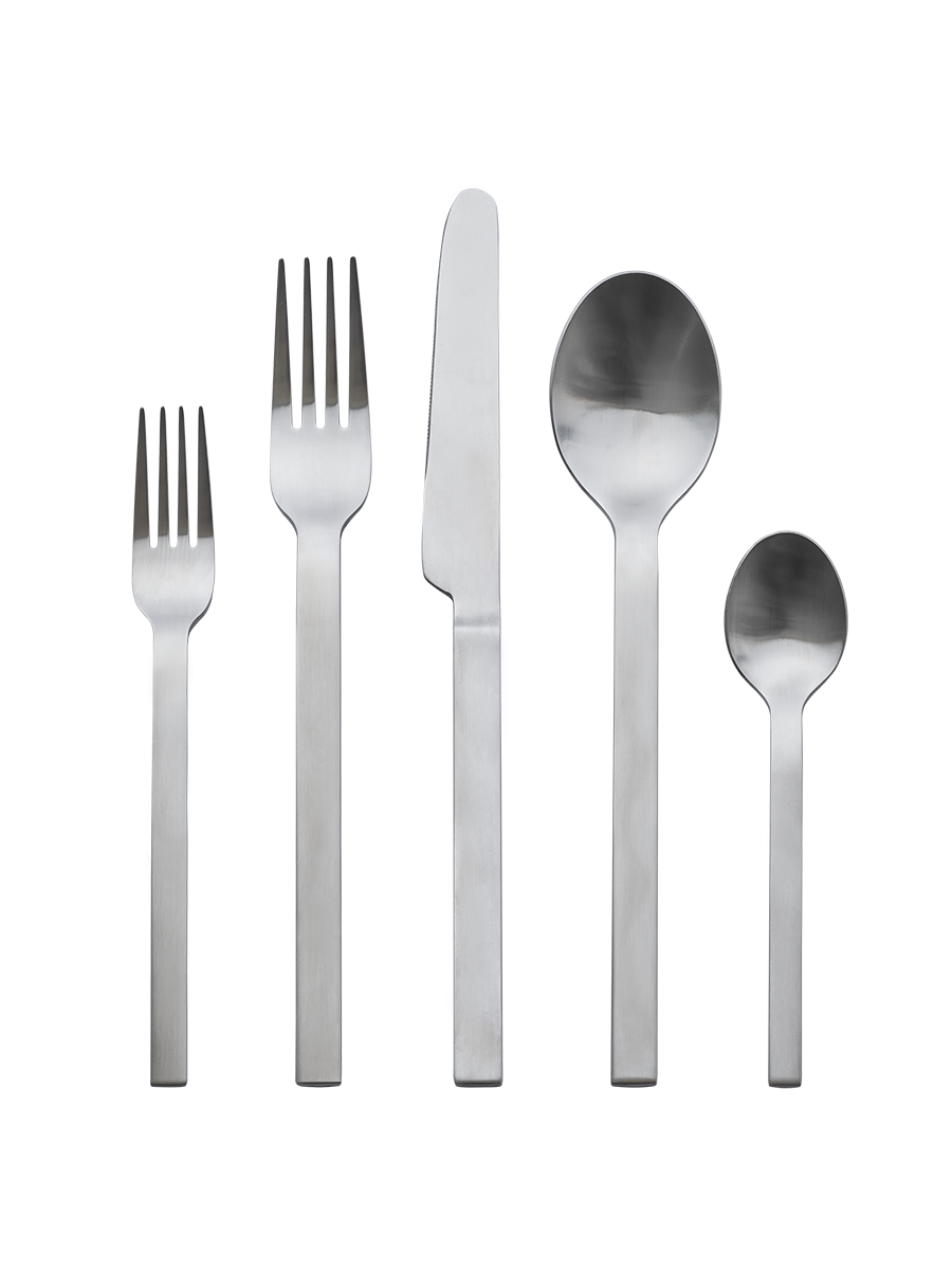 Mies Cutlery Brushed Silver