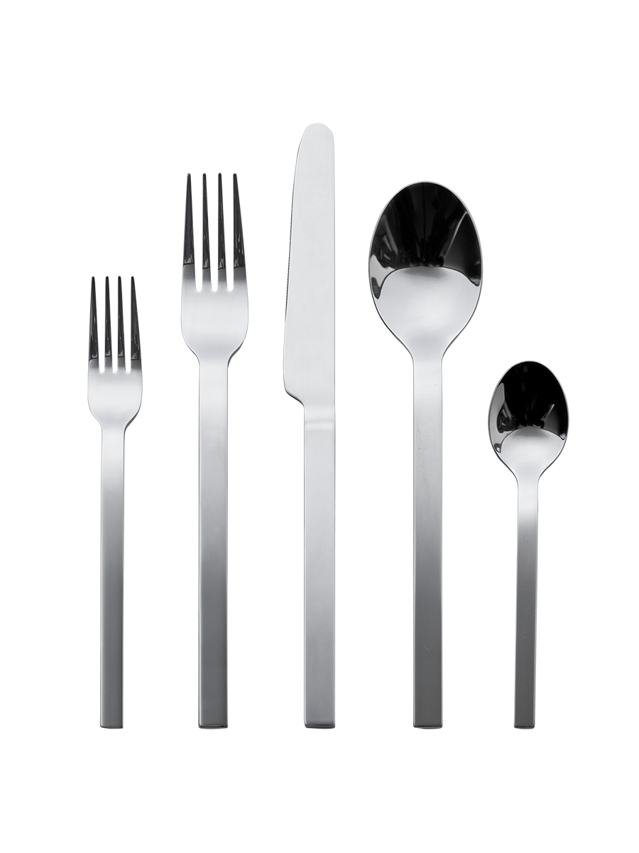 Mies Cutlery Polished Silver