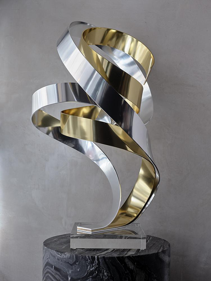‘Brian’s Song’ Sculpture Silver & Gold