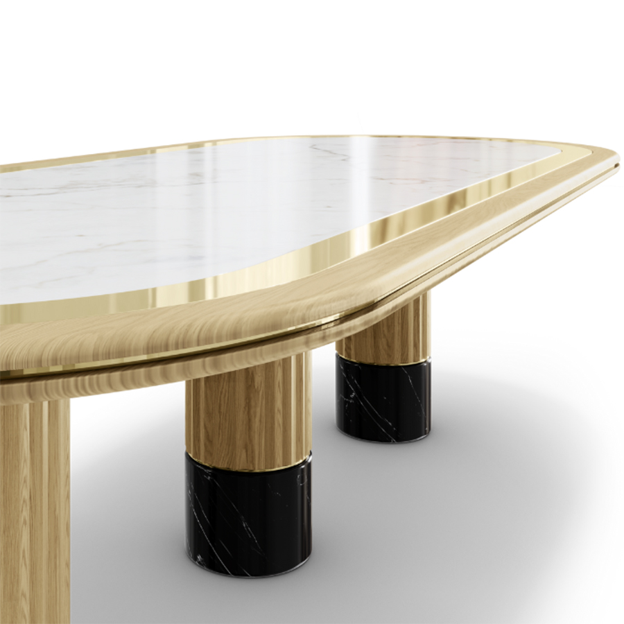 Anjelica Oval Dining Table