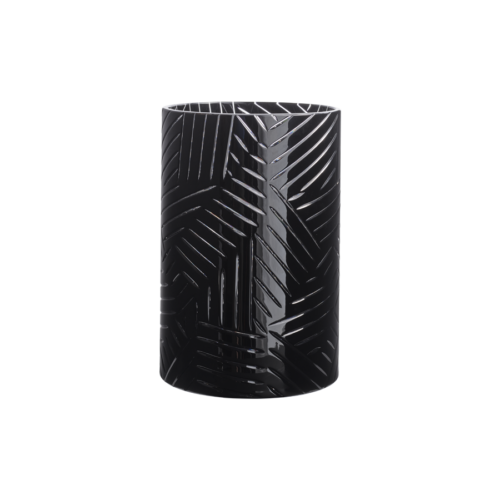 Flash Vase Crystal Black