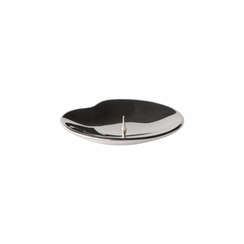Lily Candle Holder Silver