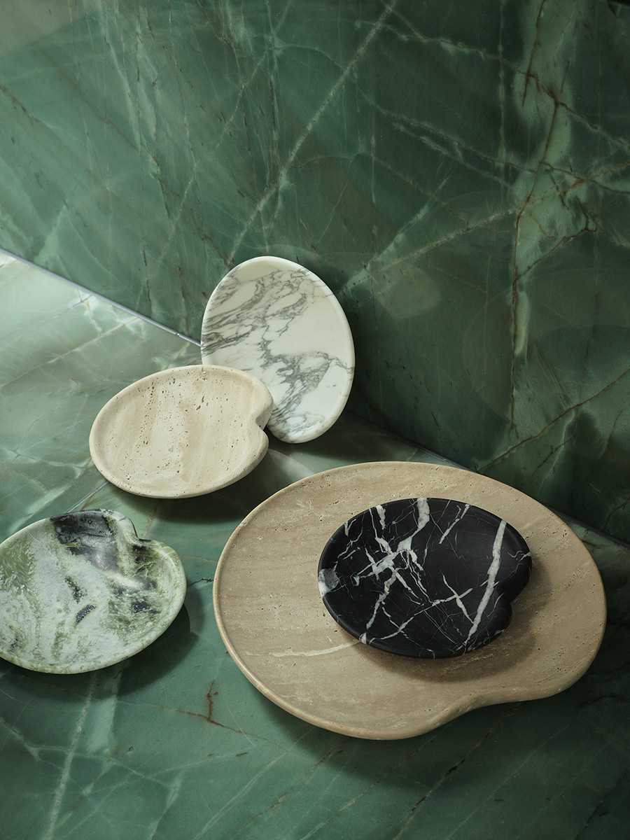 Lily Bowl Travertine