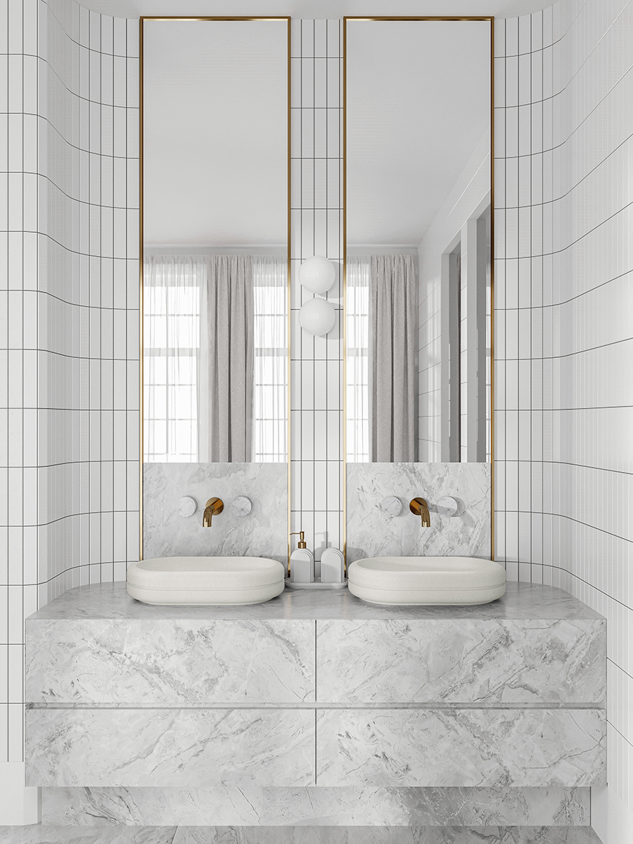 Milazzo Pill Marble Basin