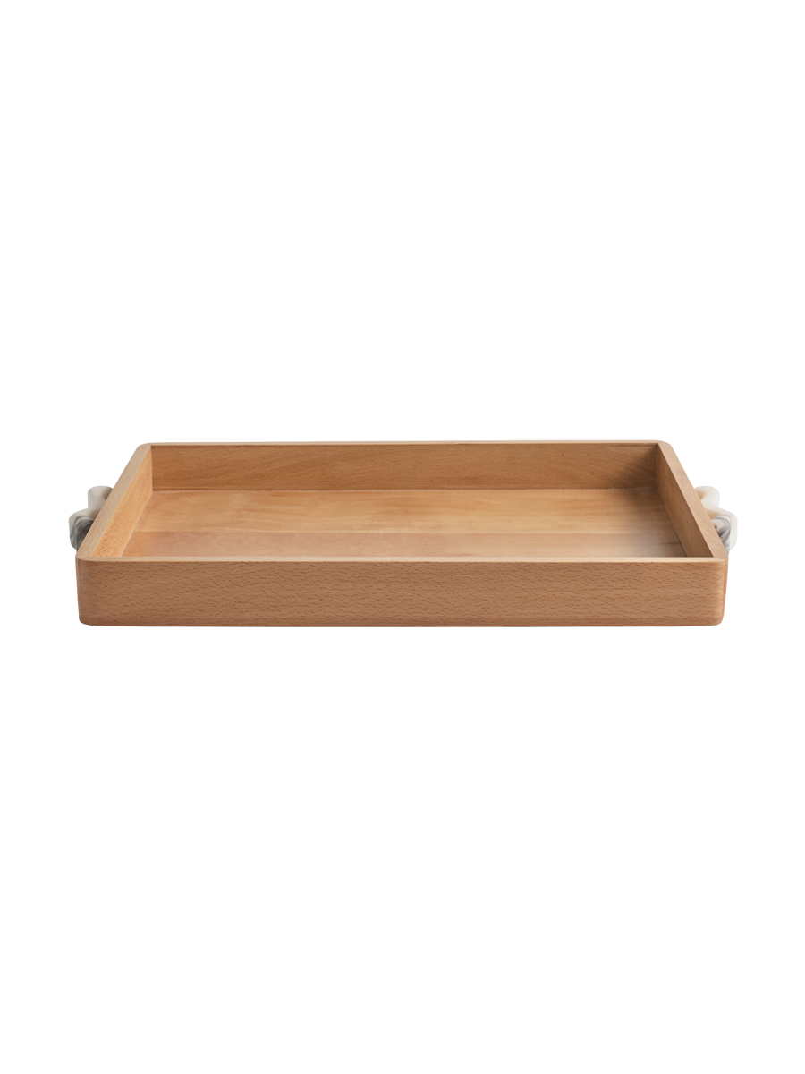 Terreno Tray Beech & Arabescato