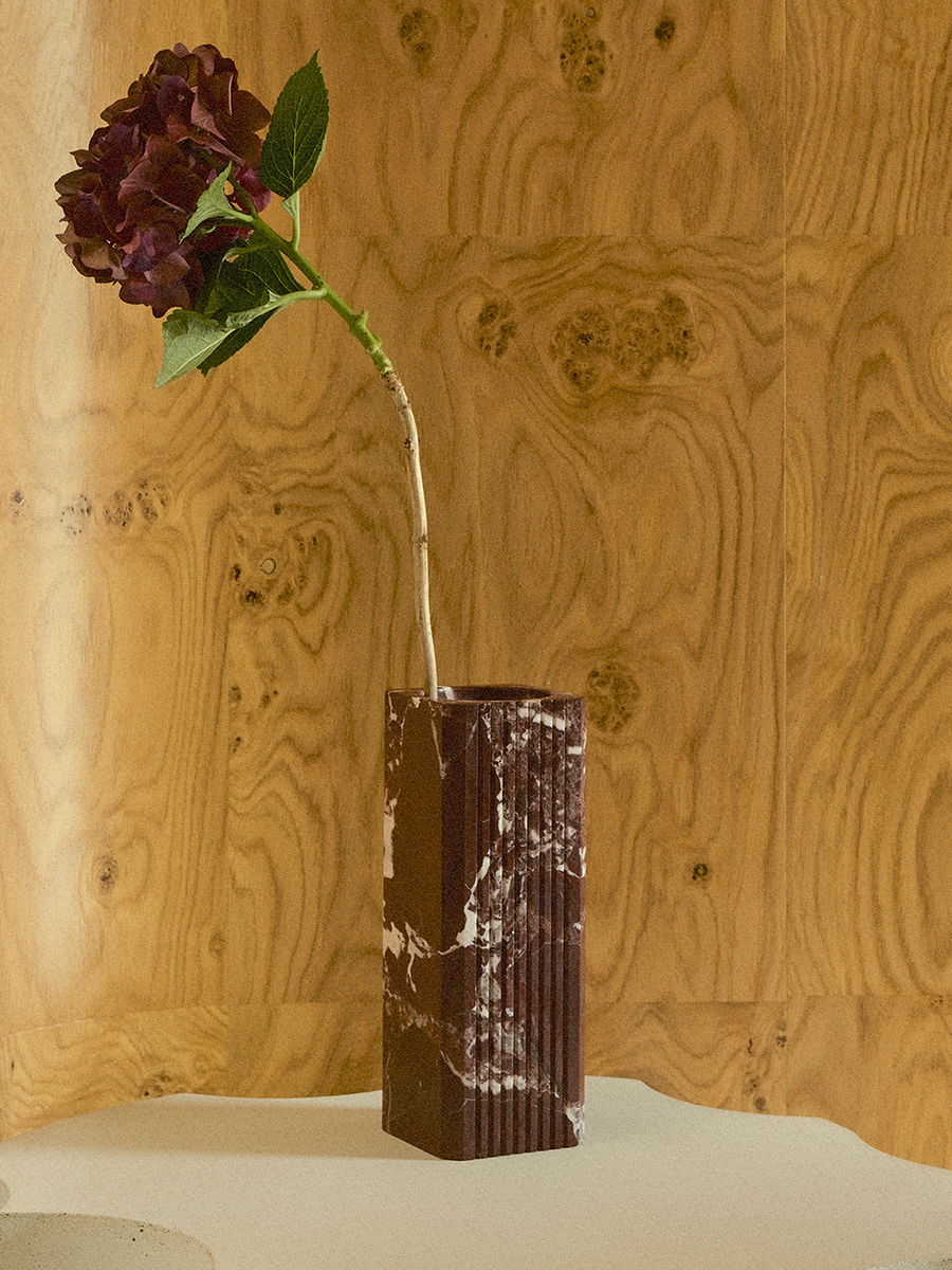 Celesta Vase Merlot