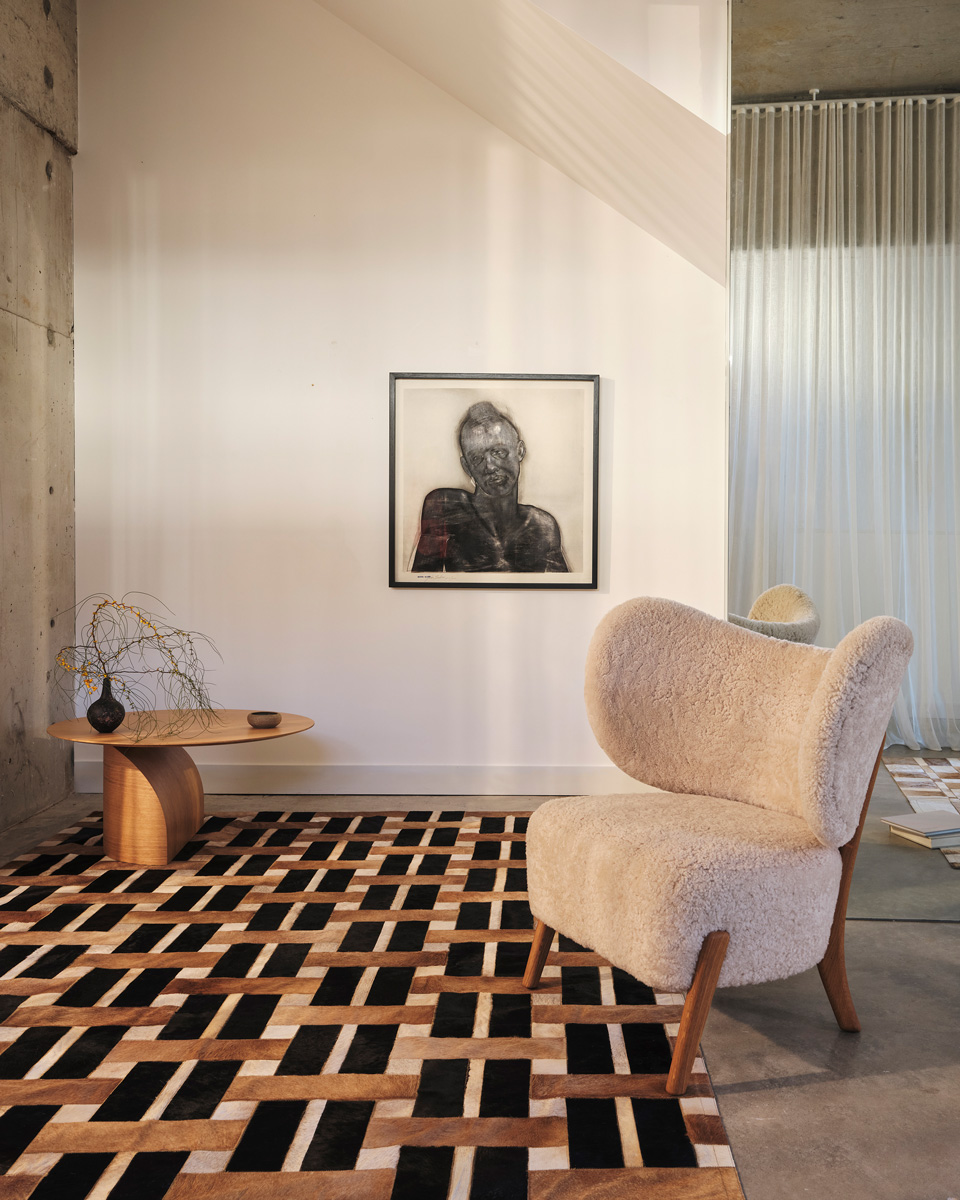 Cestino Hide Rug Caramel