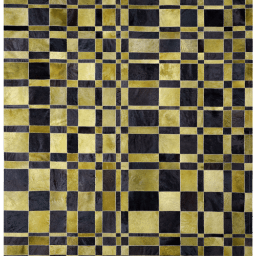 Visiona Hide Rug Chartreuse