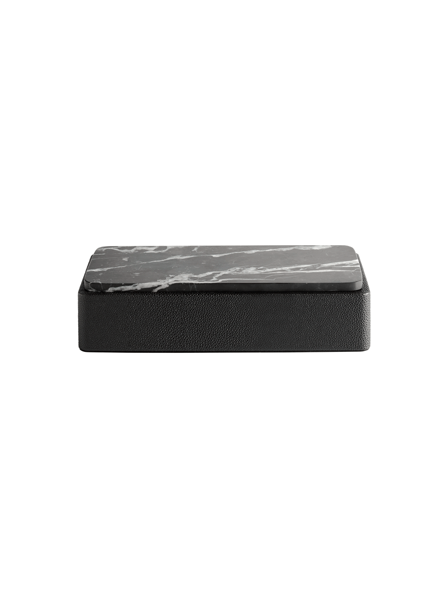 Palco Box Shagreen Nero