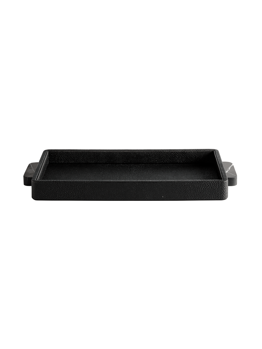 Palco Tray Shagreen Nero