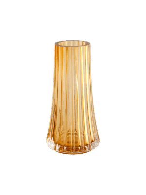 Tromba Glass Vase Amber