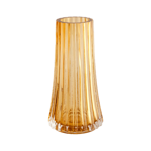 Tromba Glass Vase Amber