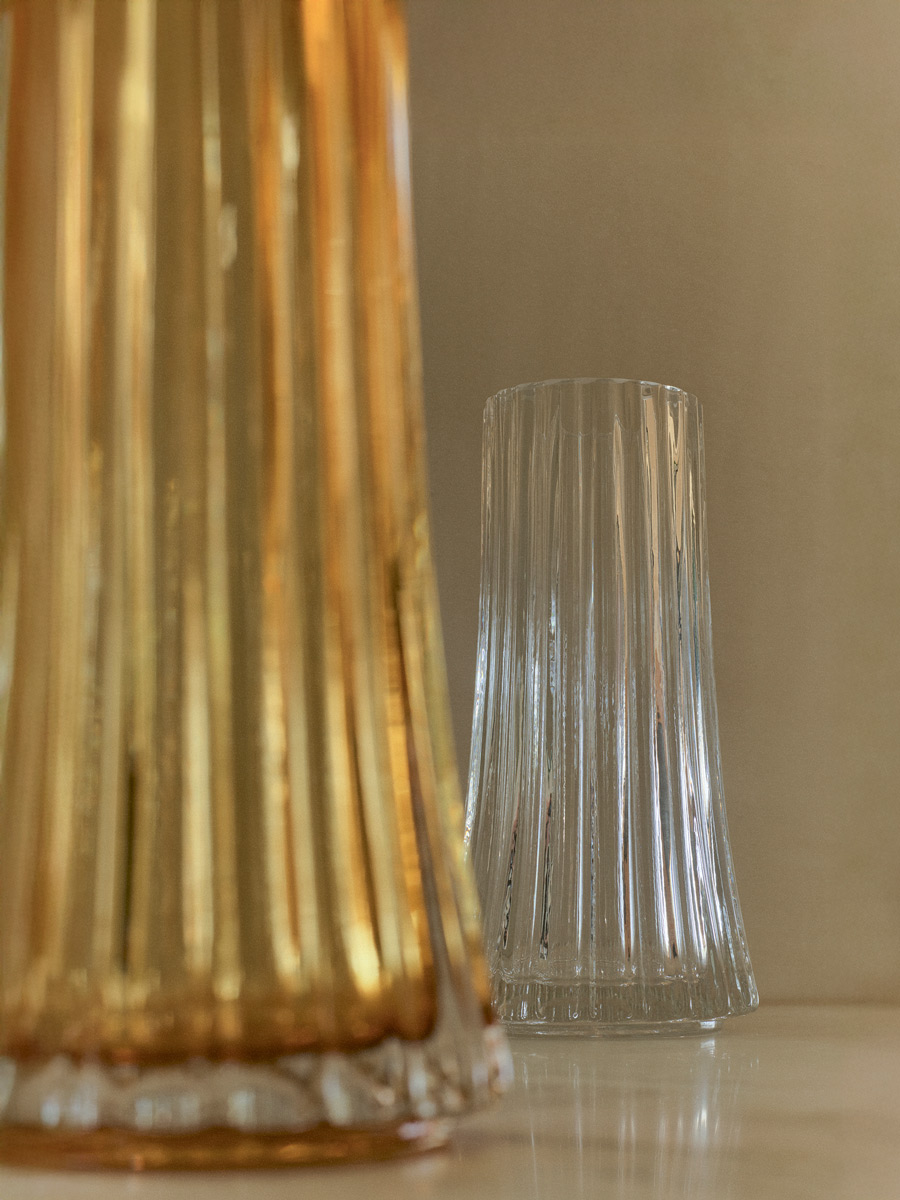 Tromba Glass Vase Clear