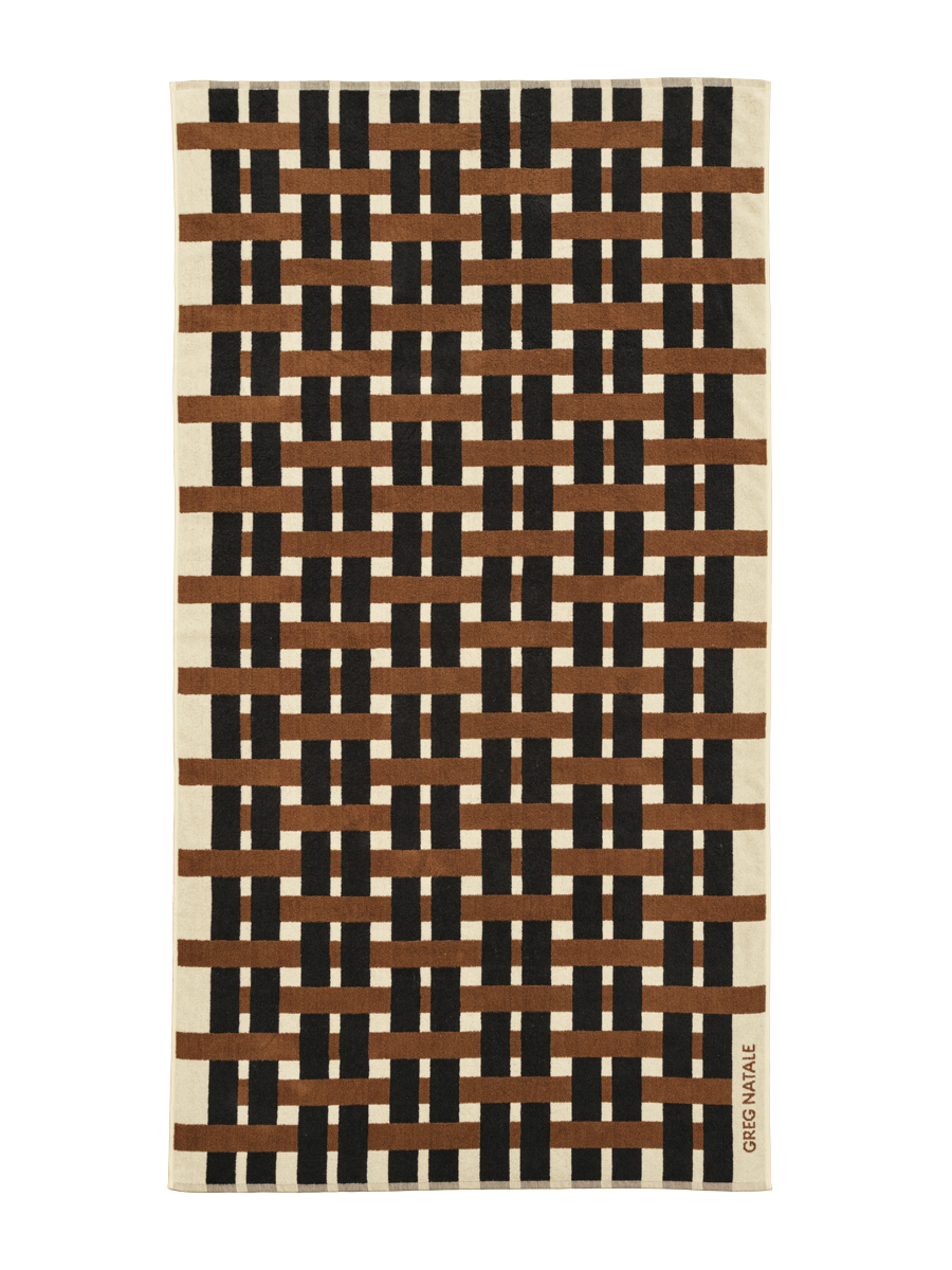 Cestino Beach Towel Chocolate